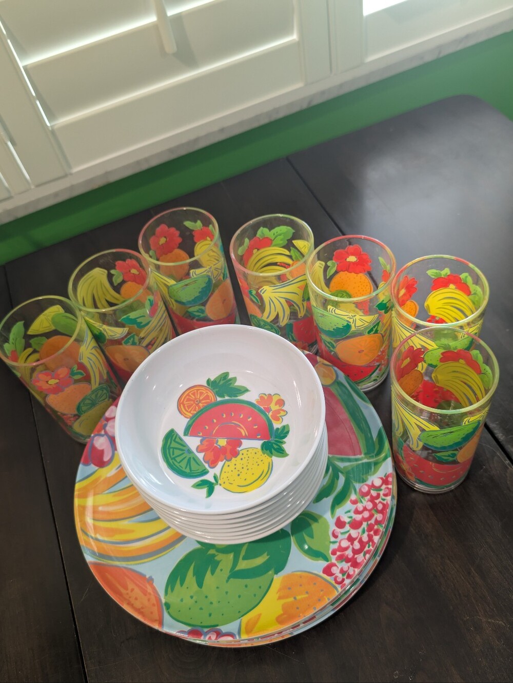 Vintage Set Summer Dish Set